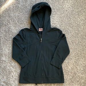 Juicy Couture Luxe Dark Grey Zip-Up Hoodie